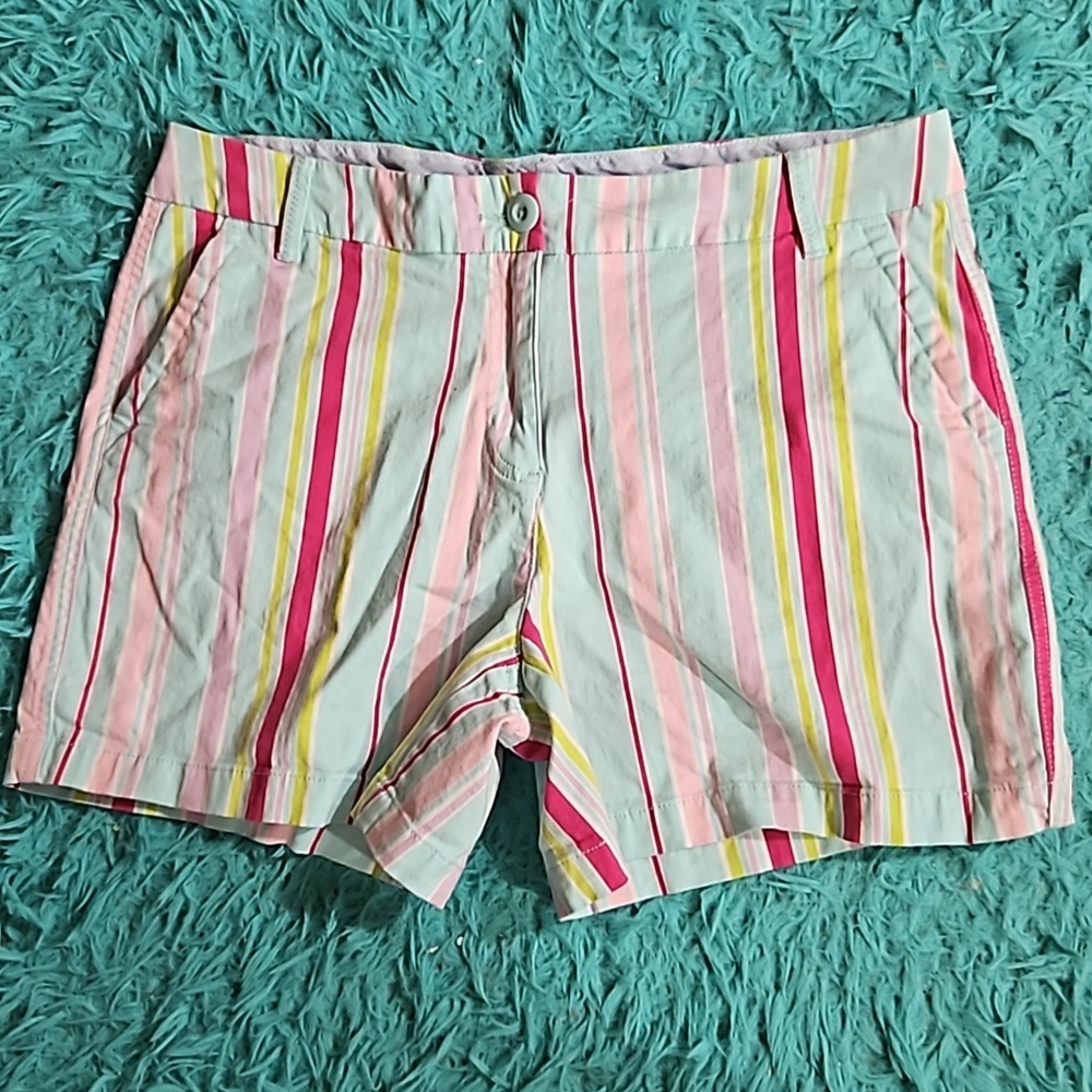 Crown & Ivy Strip Caroline Shorts